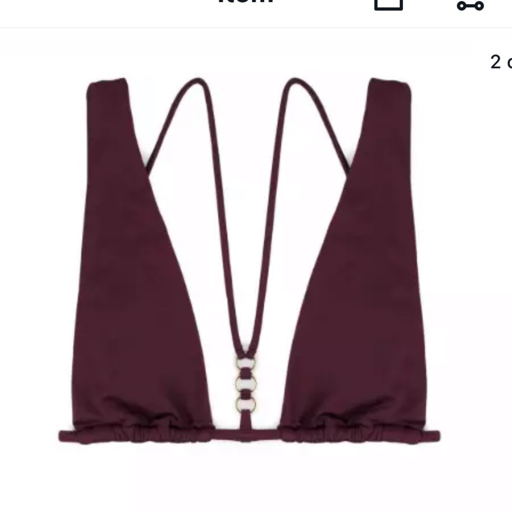 Beach bunny bikini top